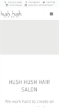 Mobile Screenshot of hushhushhairsalon.com